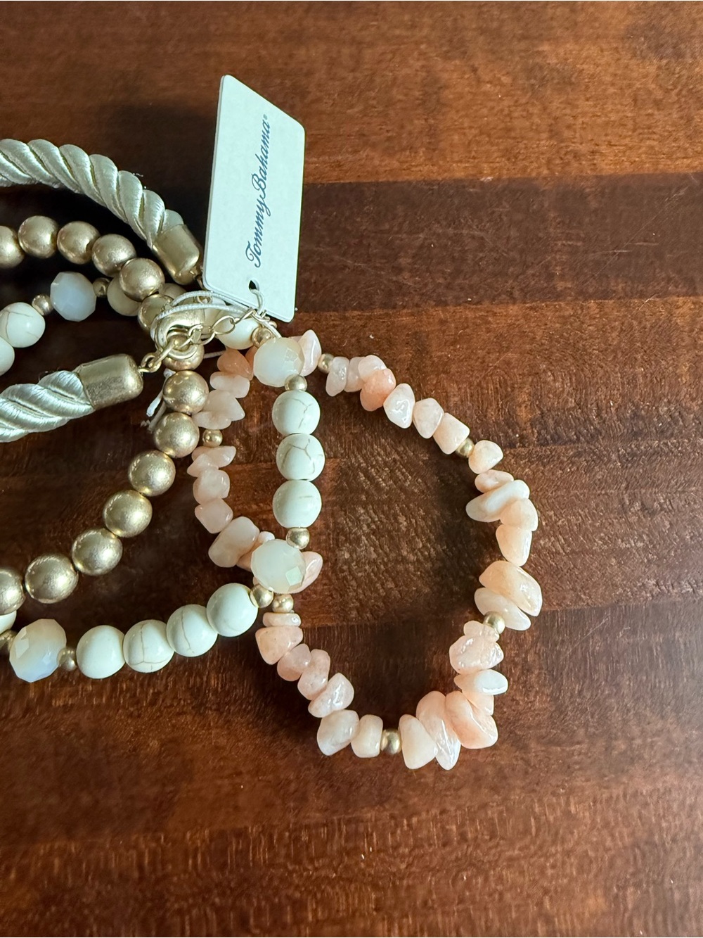 TOMMY BAHAMA Sunset Tides Bead & Gold Bracelet Set - Picture 8 of 10